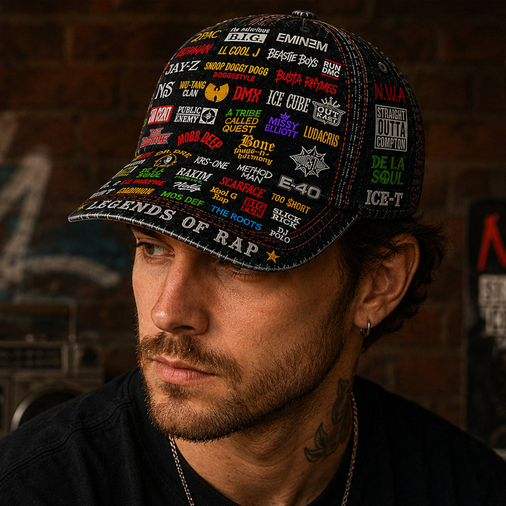 Legends Edition Classic Cap for Rap Lovers | Custom Name Snapback GradoCreations
