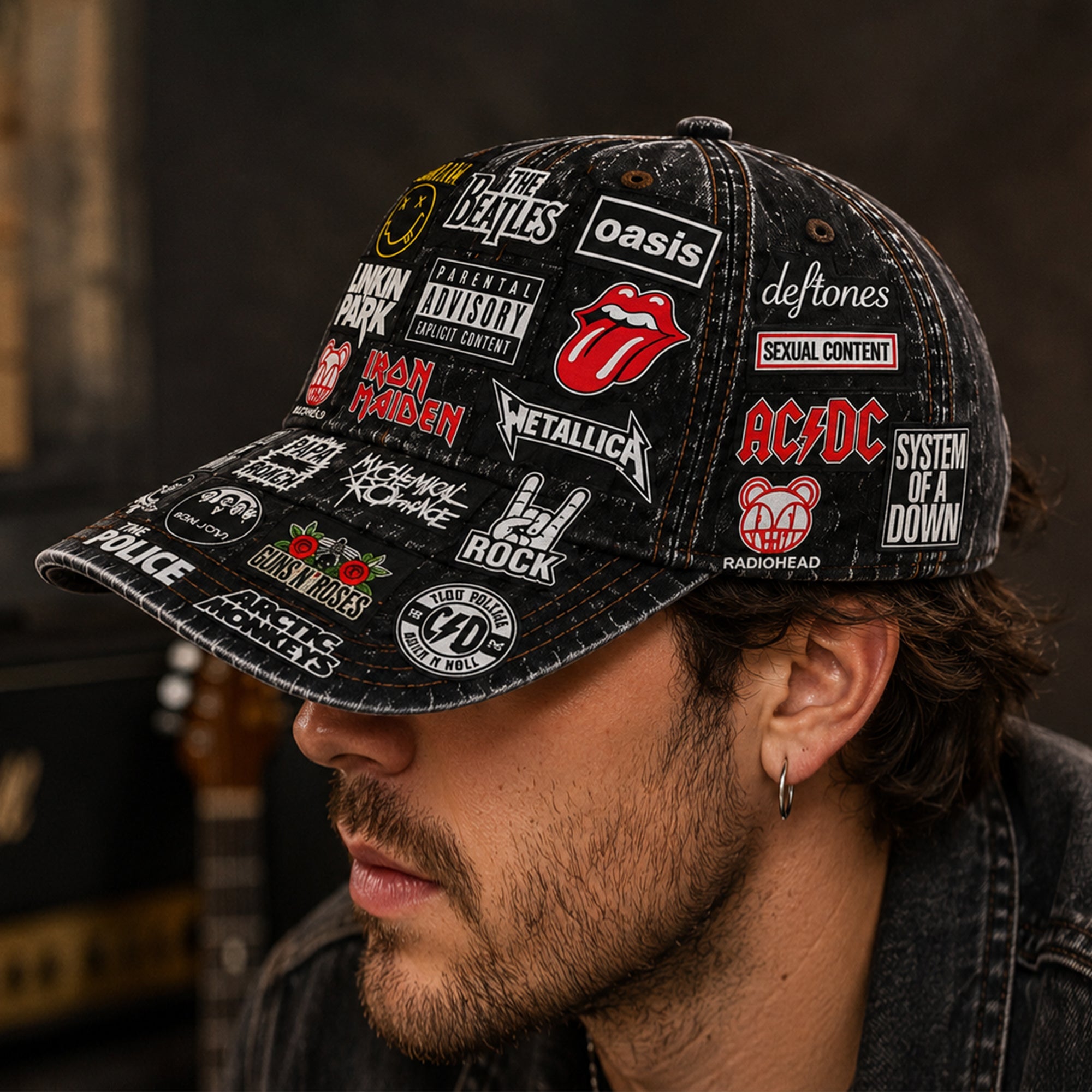 Personalized Classic Rock Cap for Music Lovers - Legends Edition GradoCreations