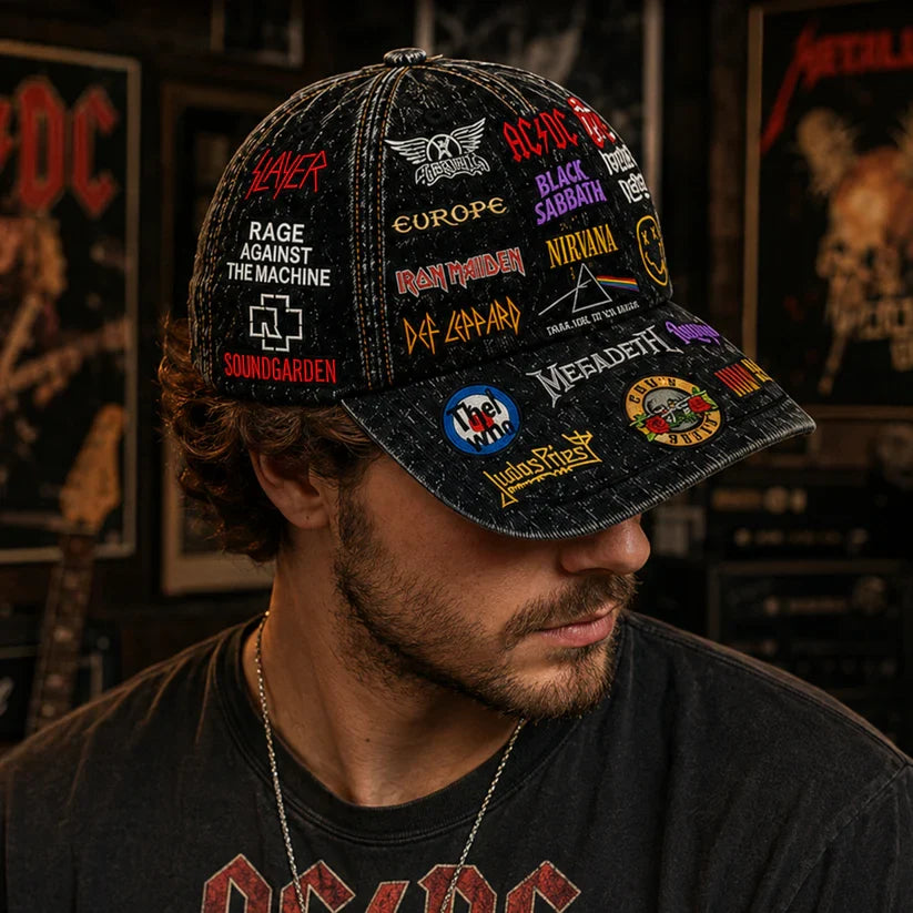 Personalized Classic Cap Rock Music Legends Edition for Fans Classic Cap GradoCreations