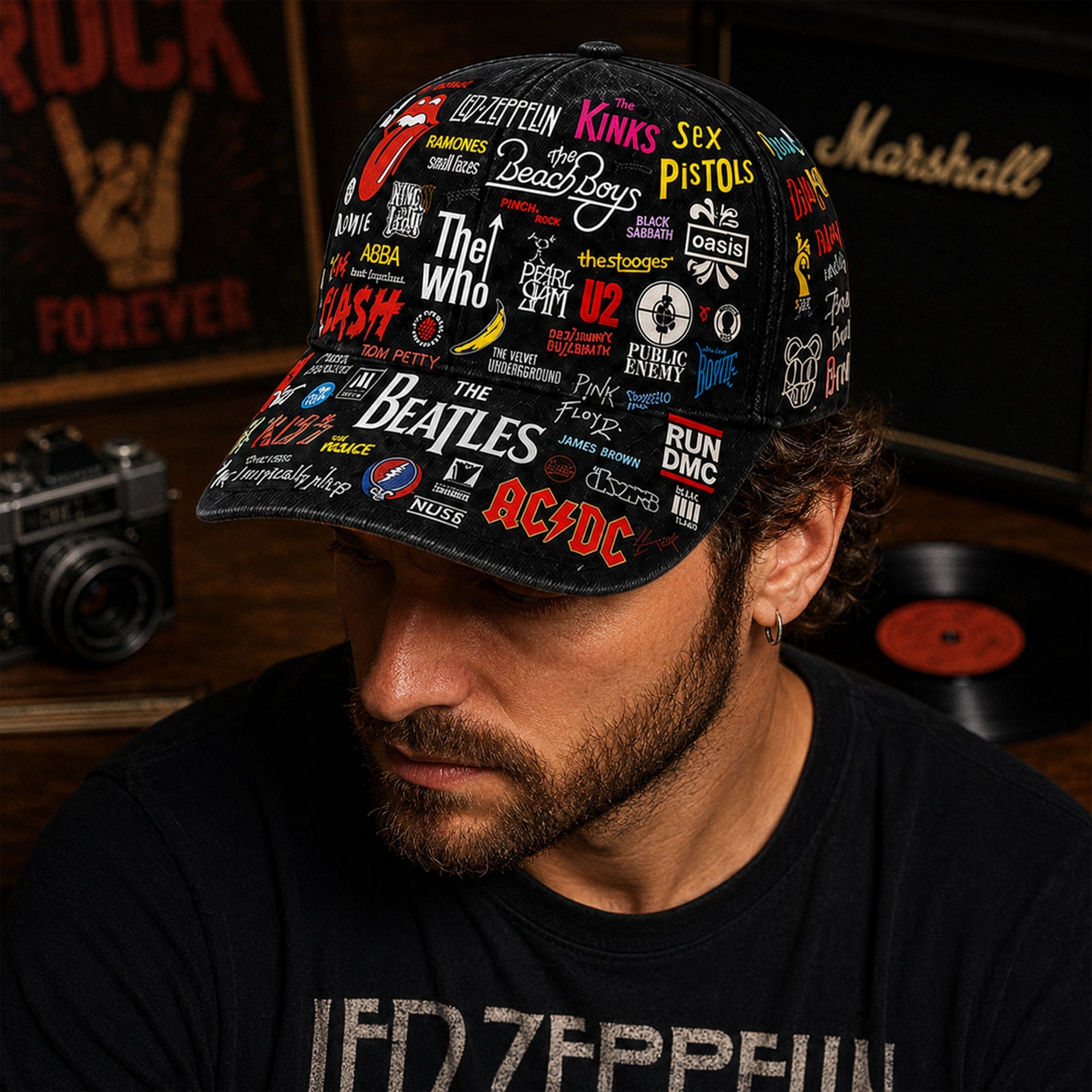 Personalized Classic Rock Cap Custom Legends Edition Gift Classic Cap GradoCreations