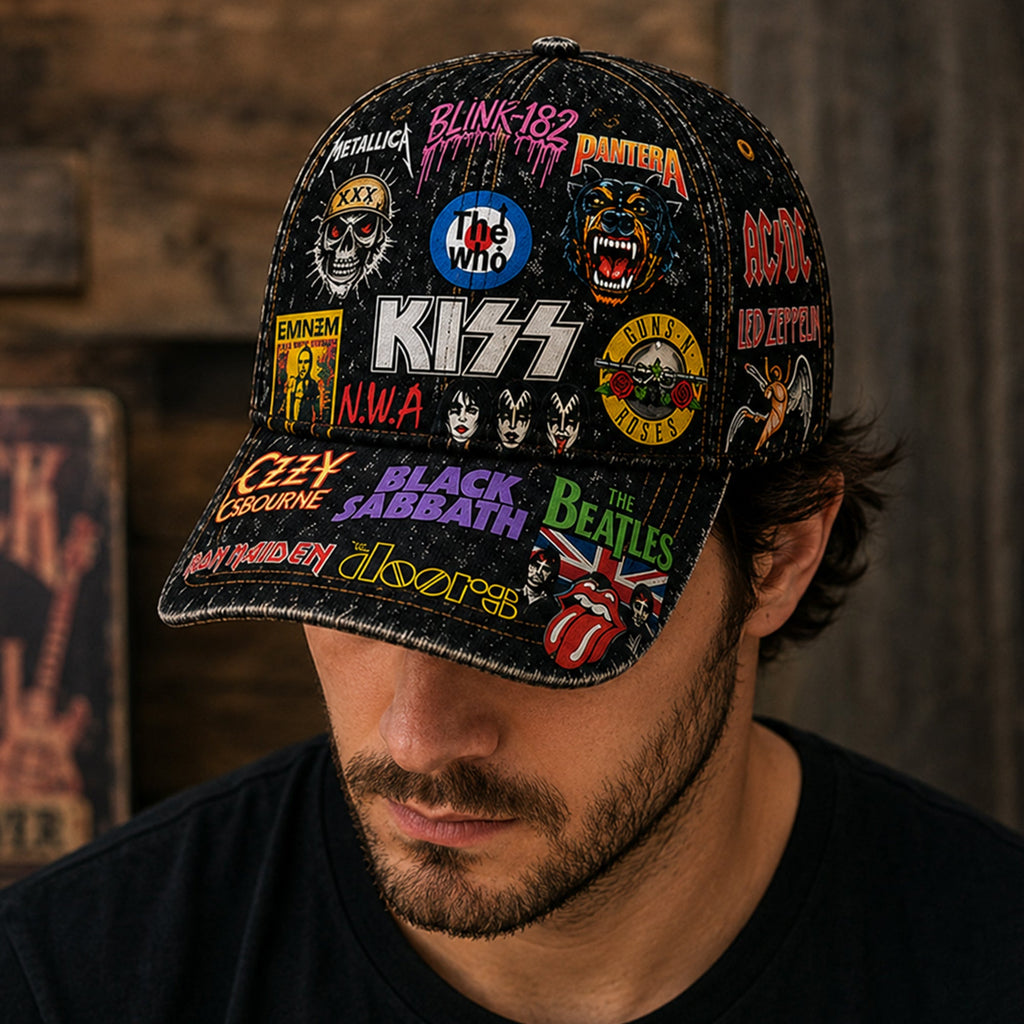 Personalized Rock Legends Classic Cap Custom Design Gift GradoCreations