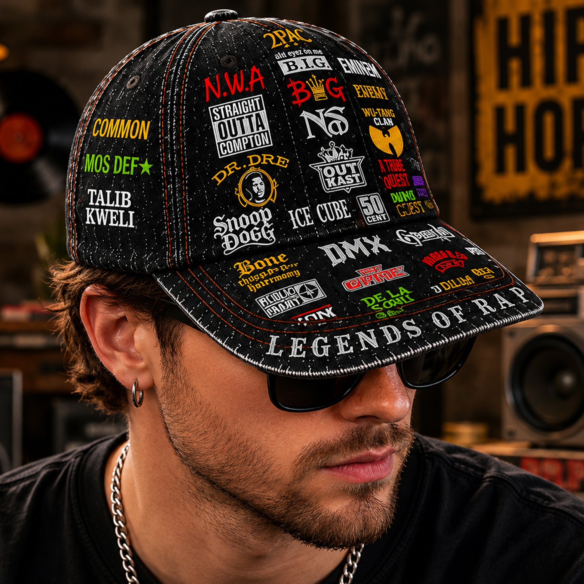 Personalized Legends Edition Classic Cap for Rap Lovers GradoCreations