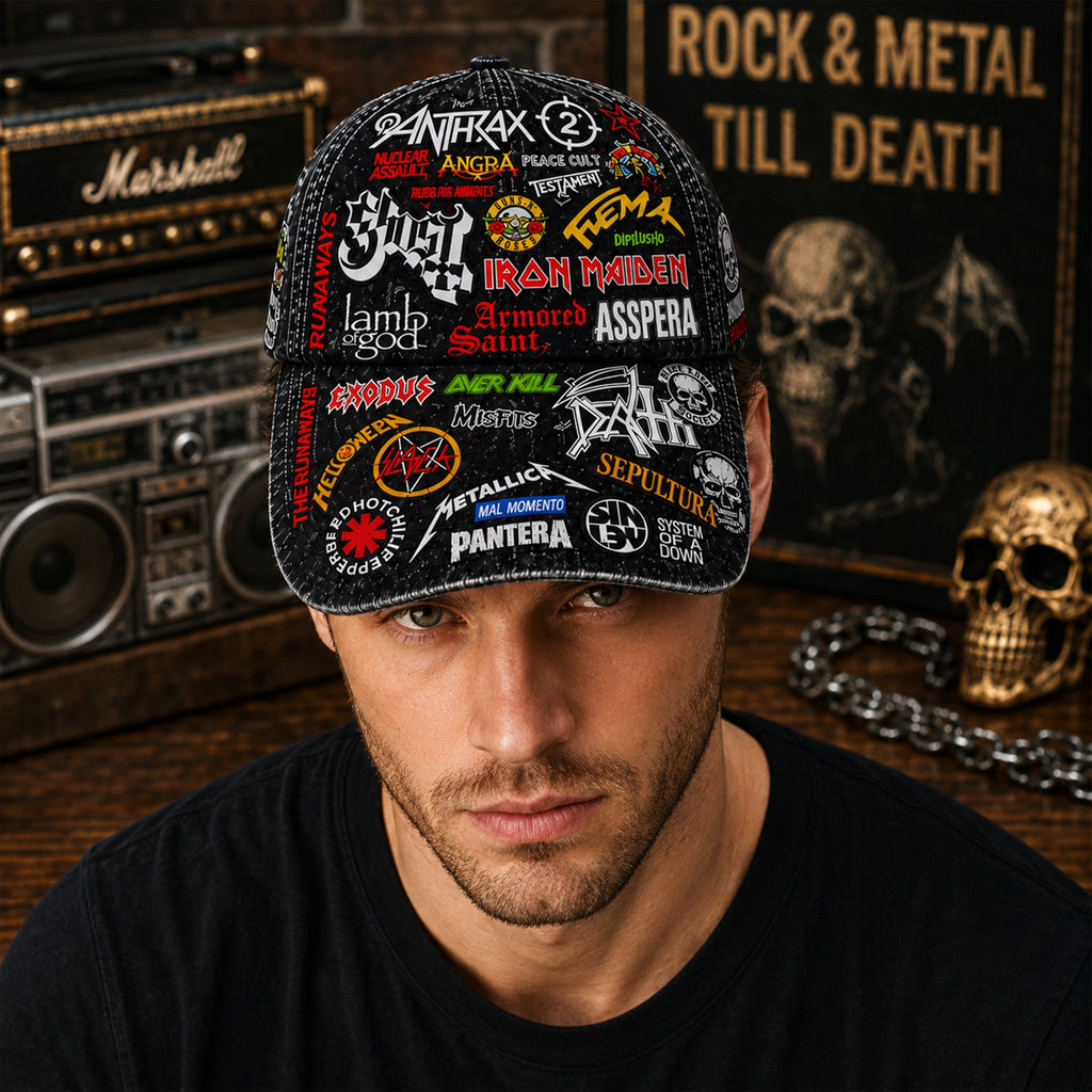 Custom Classic Cap for Rock Lovers | Legends Edition Snapback Classic Cap GradoCreations