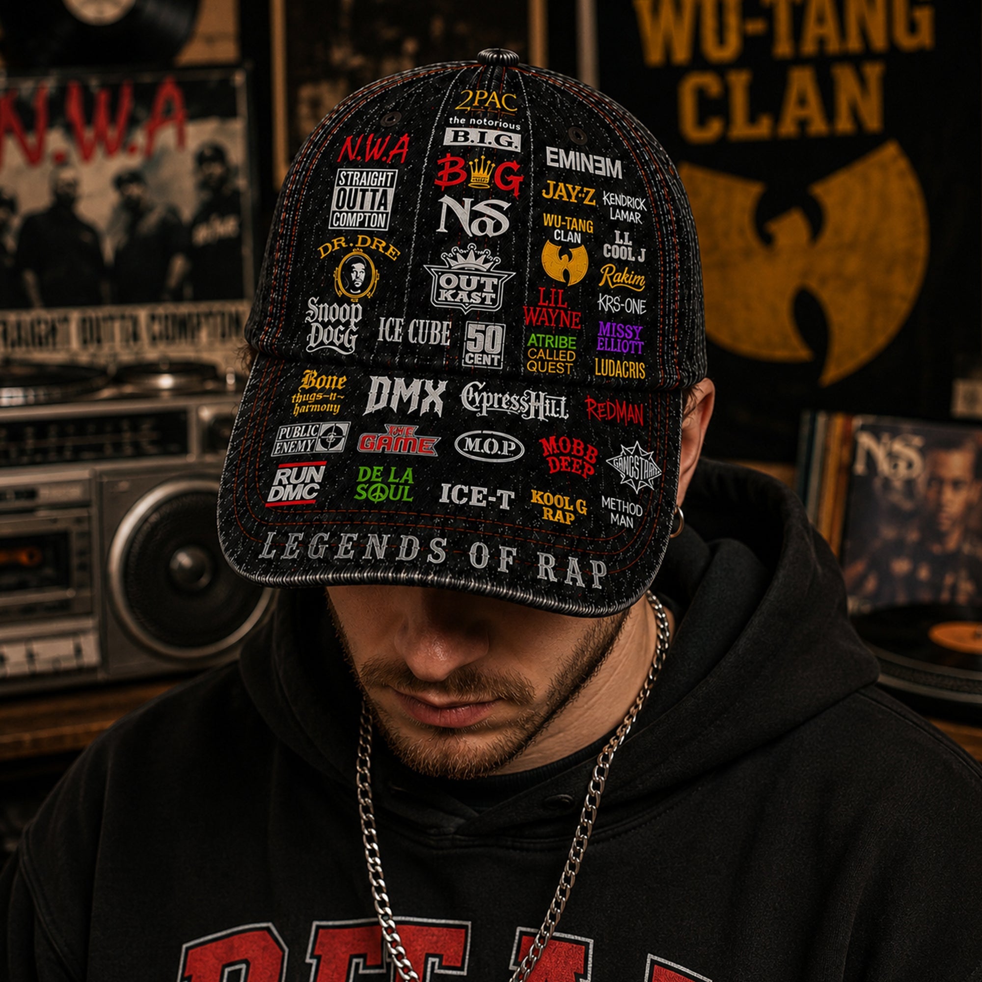Personalized Legends Edition Classic Cap for Rap Lovers GradoCreations