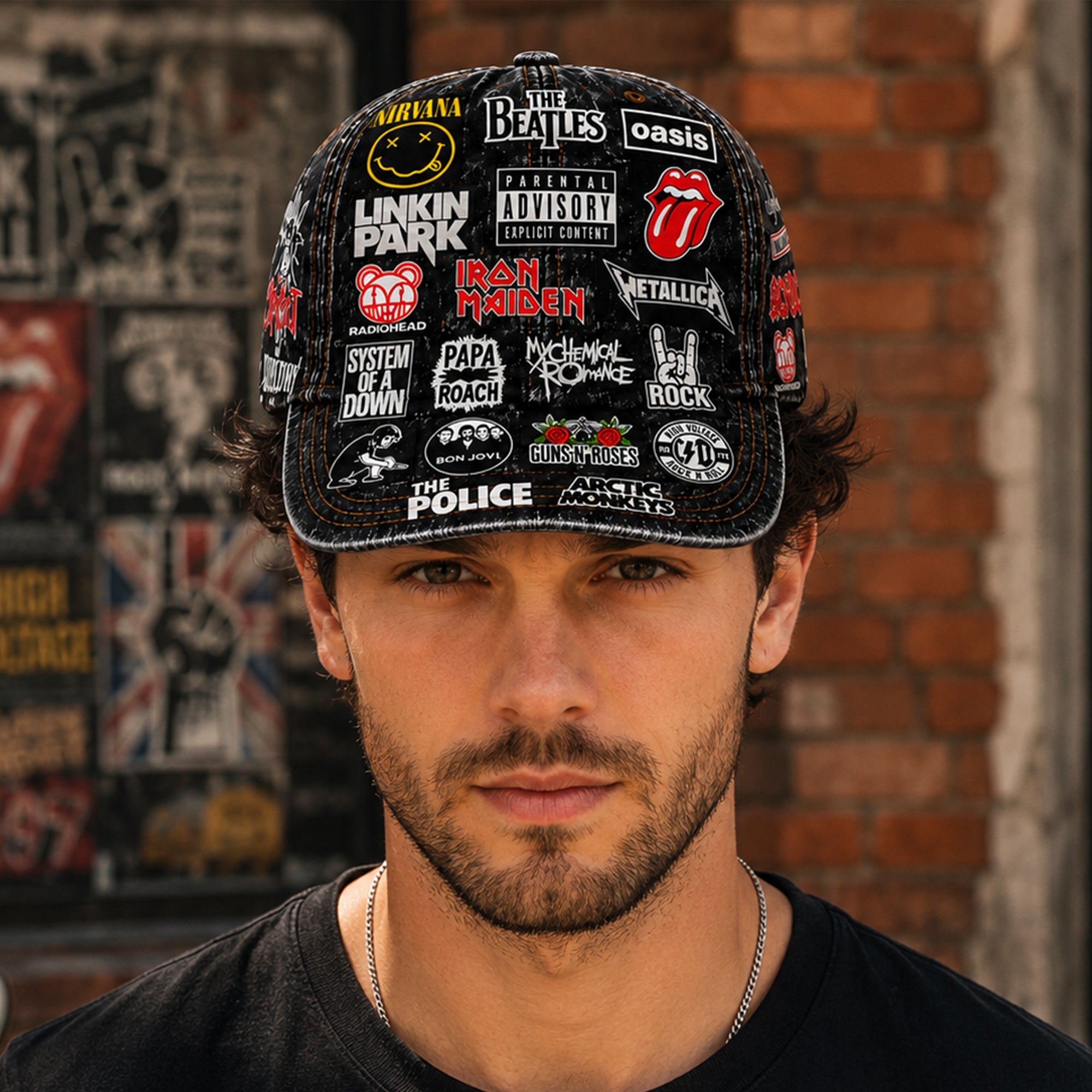 Personalized Classic Rock Cap for Music Lovers - Legends Edition GradoCreations