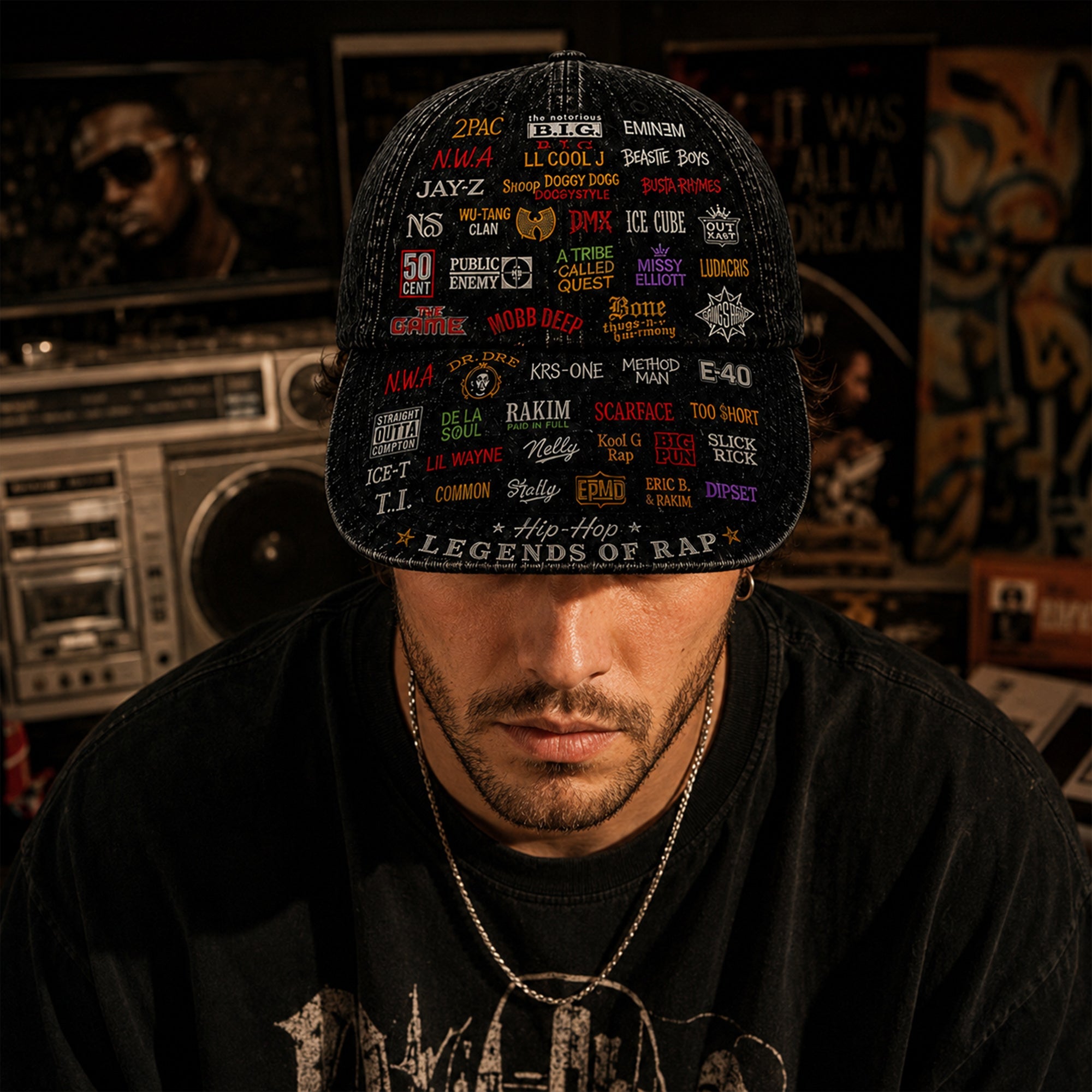 Personalized Legends Edition Classic Cap for Rap Lovers GradoCreations