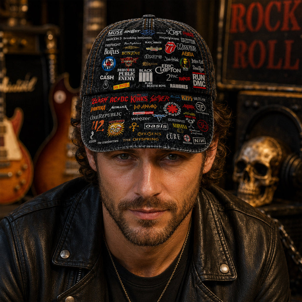 Classic Rock Legends Edition Cap Custom Name Personalization Classic Cap GradoCreations