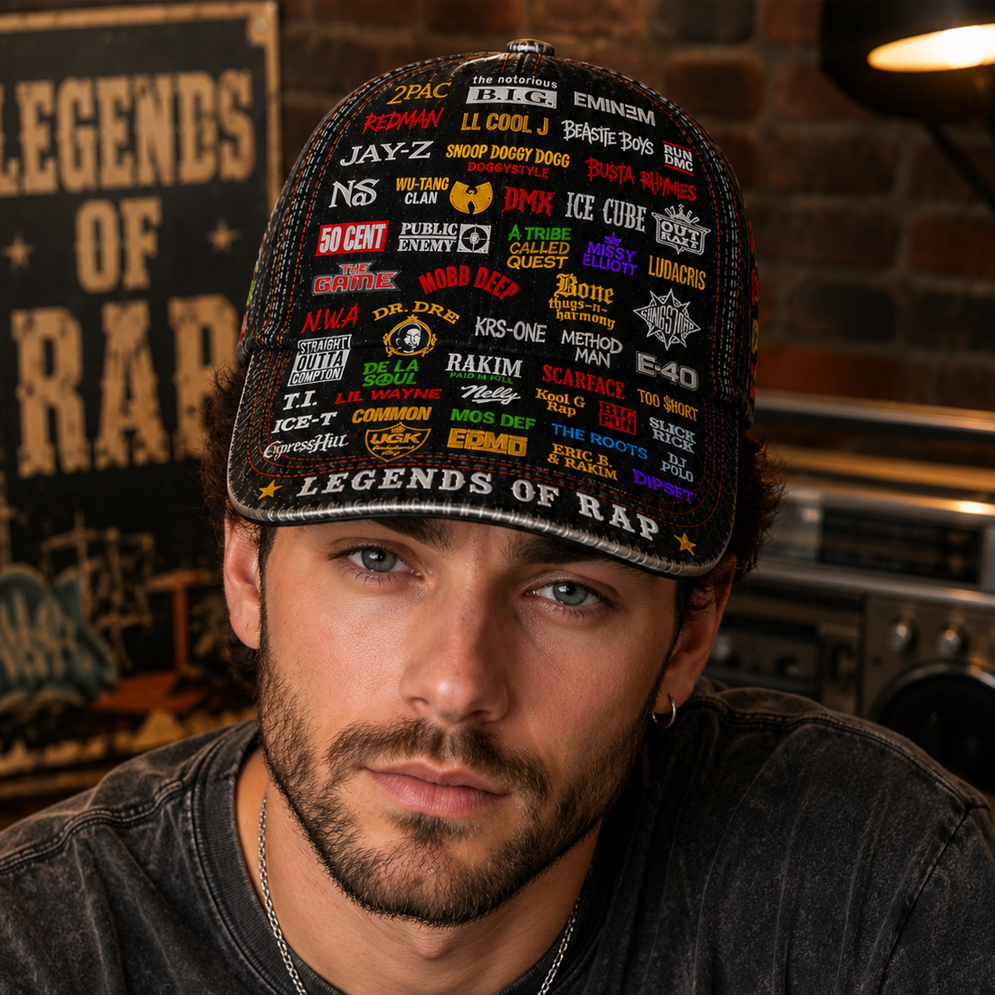 Legends Edition Classic Cap for Rap Lovers | Custom Name Snapback GradoCreations