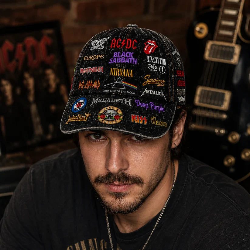 Personalized Classic Cap Rock Music Legends Edition for Fans Classic Cap GradoCreations