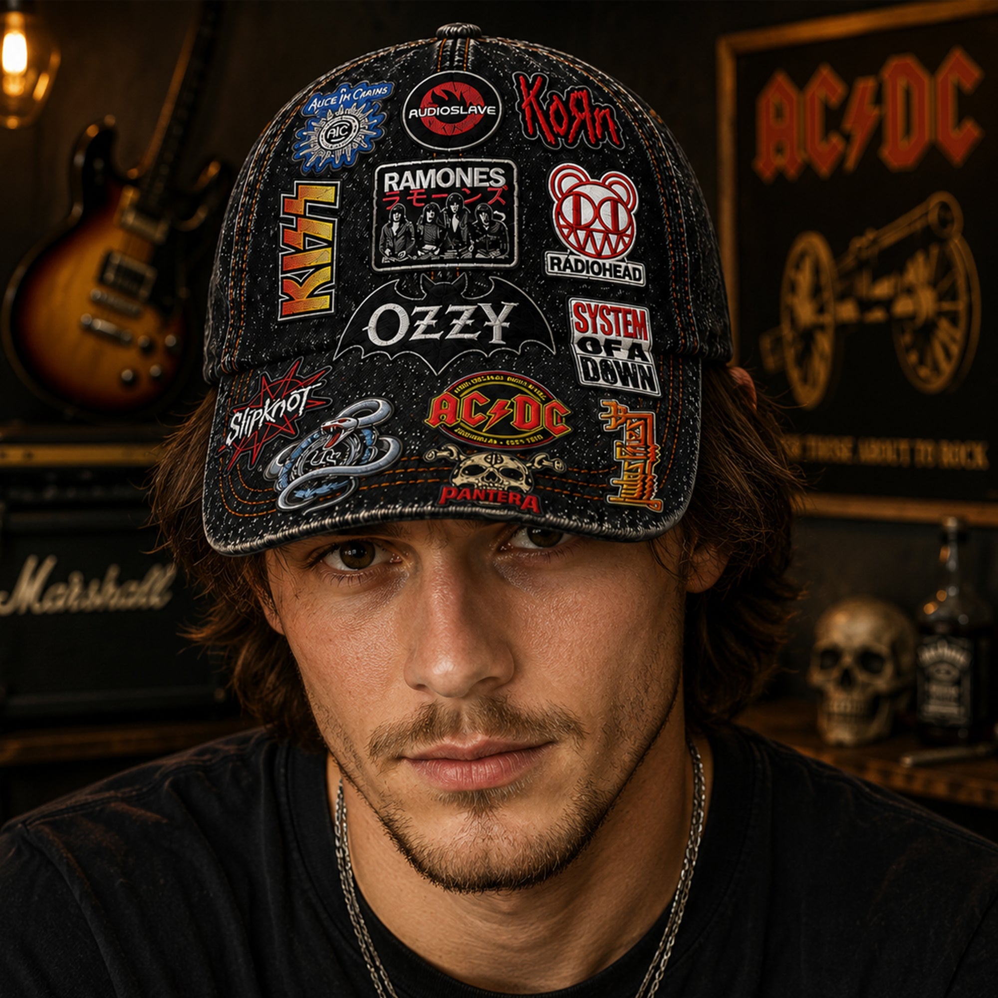 Personalized Classic Rock Cap with Legends Edition Design GradoCreations