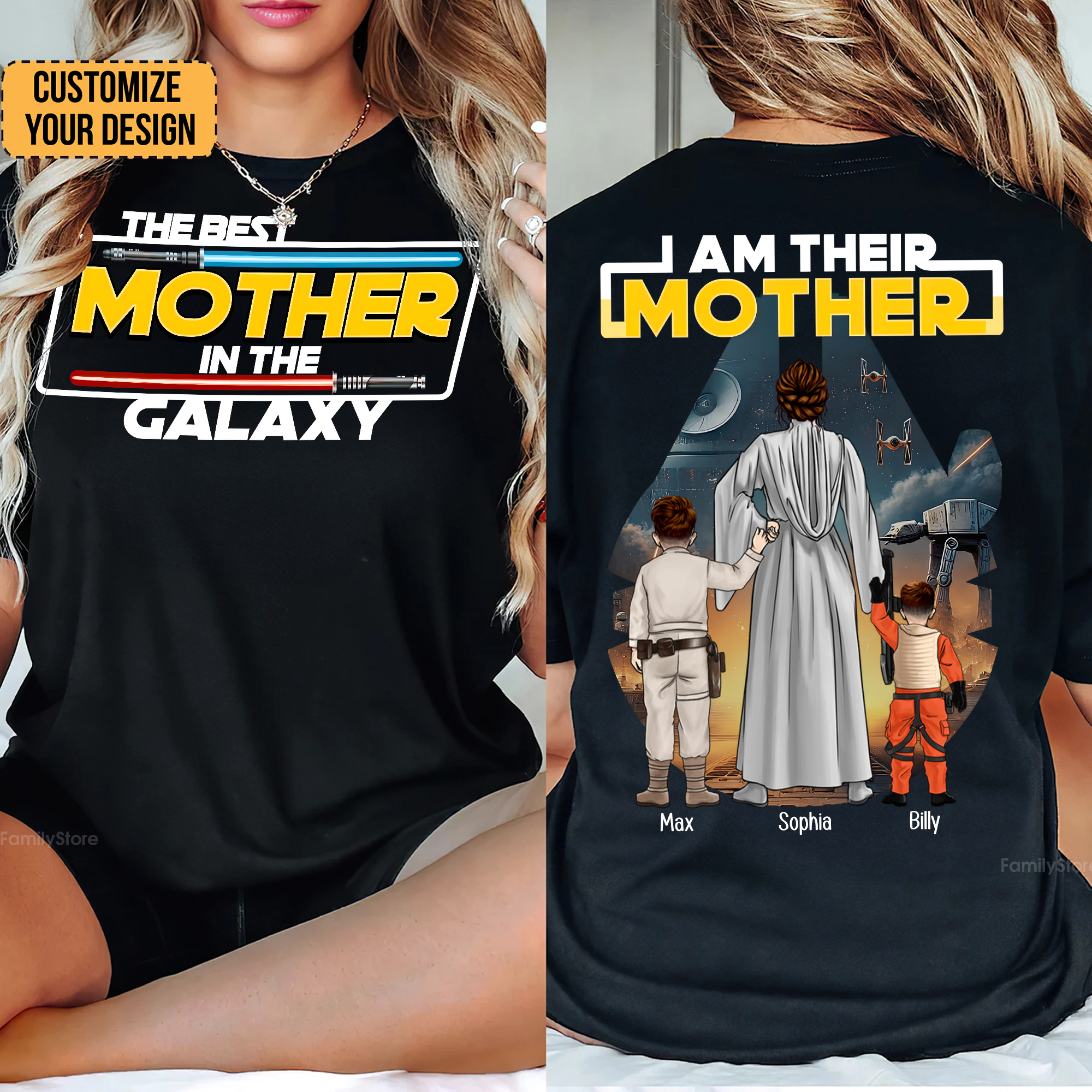 Personalized Best Mother in the Galaxy Shirt Gift for Mom