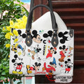 Personalized Mickey Mouse Leather Handbag Custom Name Gift Leather Handbag GradoCreations