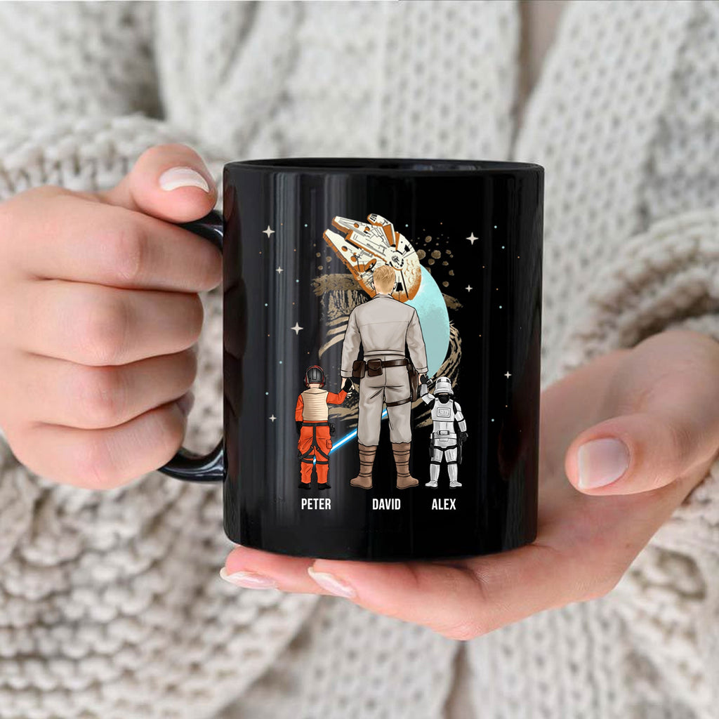 Personalized Black Mug You're A Falcon Amazing Dad Gift