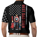 Personalized 3D Polo Best Dad Ever Gift for Dad Husband