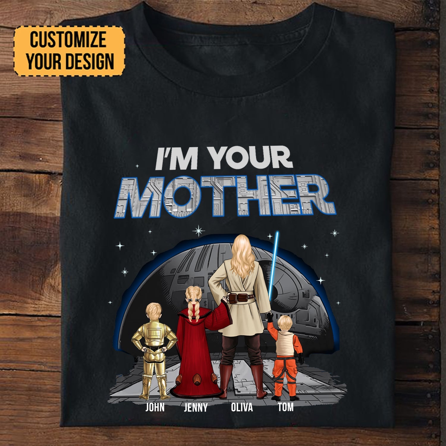 Personalized I'm Your Mother T-Shirt Custom Family Gift for Mom
