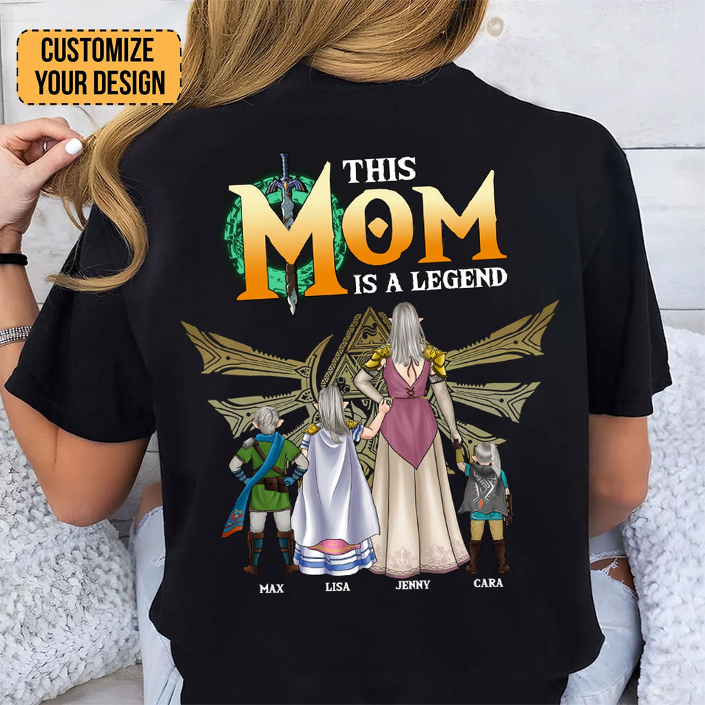 Personalized Legend Zelda T-Shirt Gift for Mom - Cotton Tee
