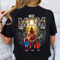 Personalized Superhero Mom T-Shirt Gift for Mother's Day