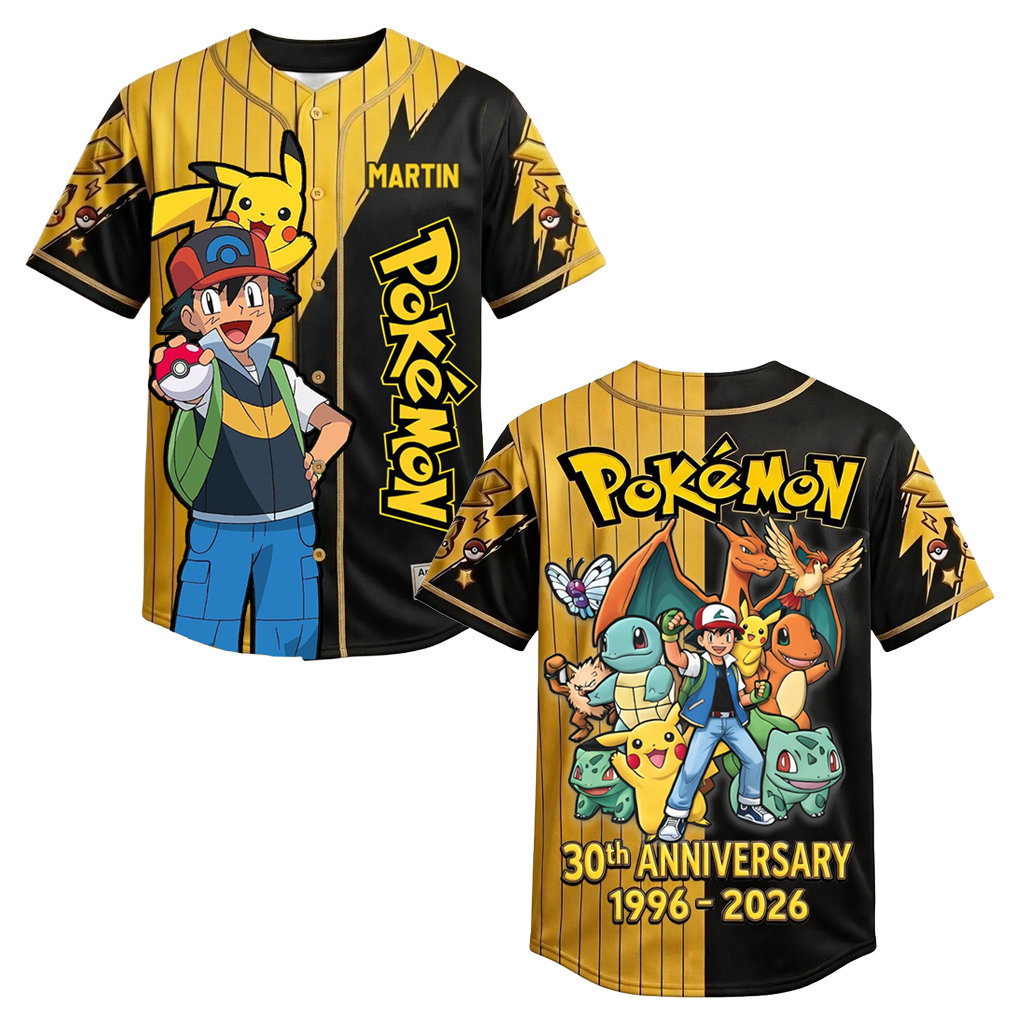Personalized Baseball Jersey for Kids & Adults - 30 Year Anniversary Gift for Movie Fans