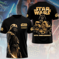 Personalized Star Wars 50th Anniversary All Over Shirt Gift for Movie Fans