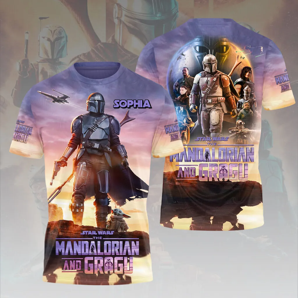 Personalized Star Wars AOP Shirt for Movie Fans - Custom Gift