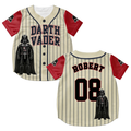 Personalized Baseball Jersey Family Matching Darth Vader Gift for Kids and Adults Baseball Jersey GradoCreations