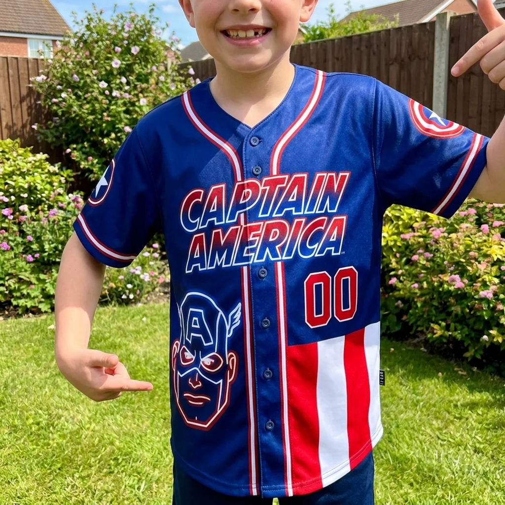 Personalized Comic Characters Baseball Jersey Gift for Movie Fans Baseball Jersey GradoCreations