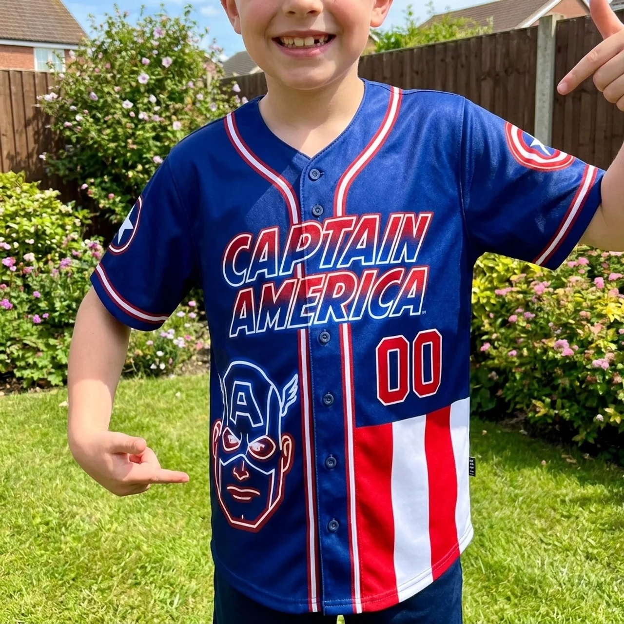 Personalized Comic Characters Baseball Jersey Gift for Movie Fans Baseball Jersey GradoCreations
