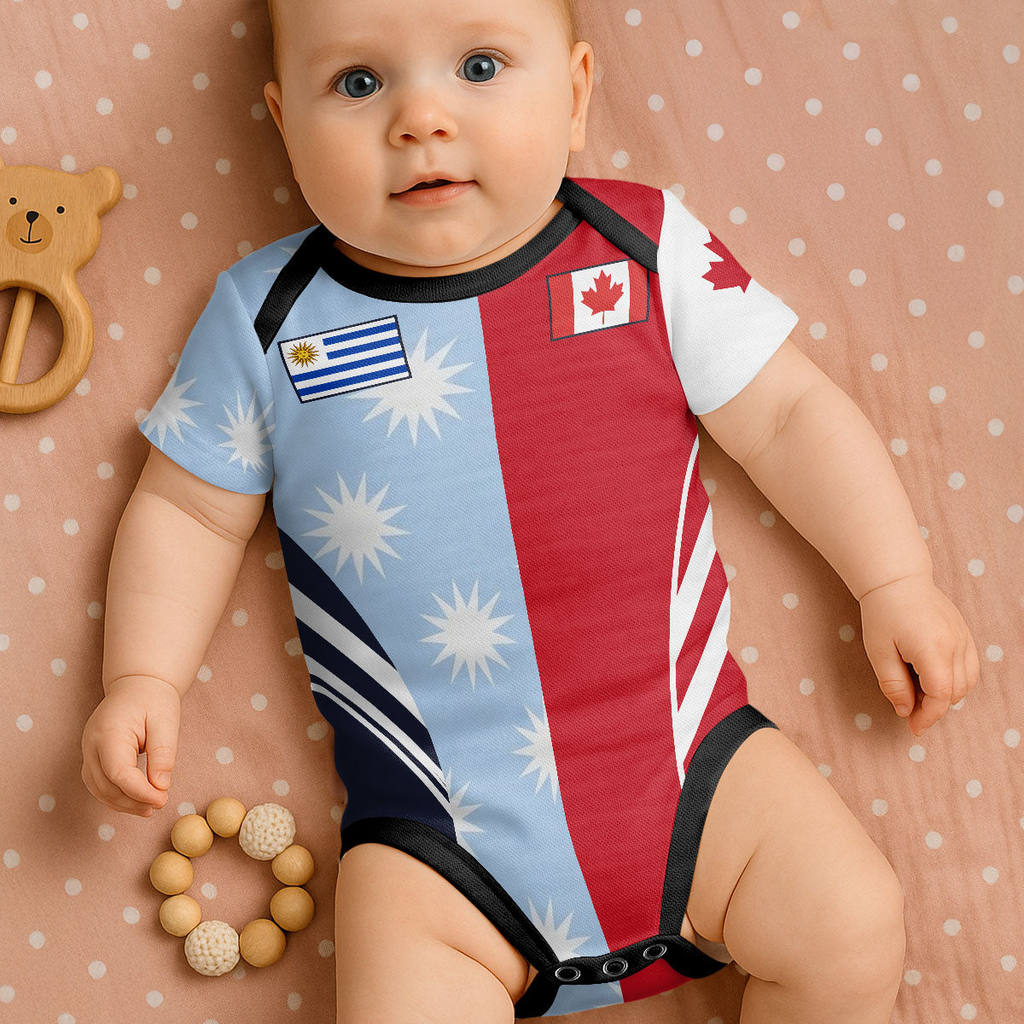 Personalized Baby Soccer Jersey Bodysuit Custom Name Gift for New Parents