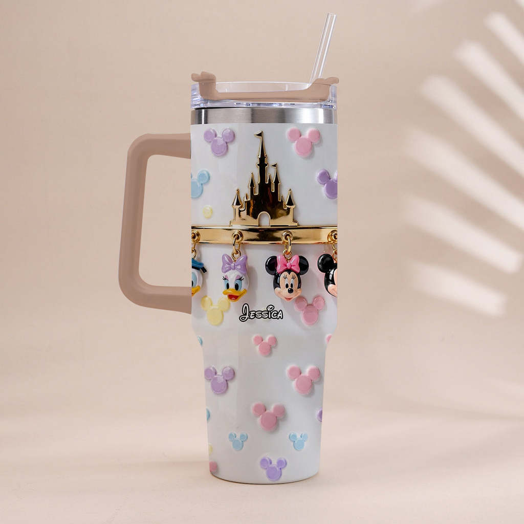 Personalized 40oz Tumbler with Straw Custom Movie Gift
