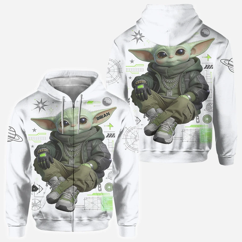 Personalized Cool Green Alien All Over Print Shirt Gift for Movie Fans AOP Shirt GradoCreations