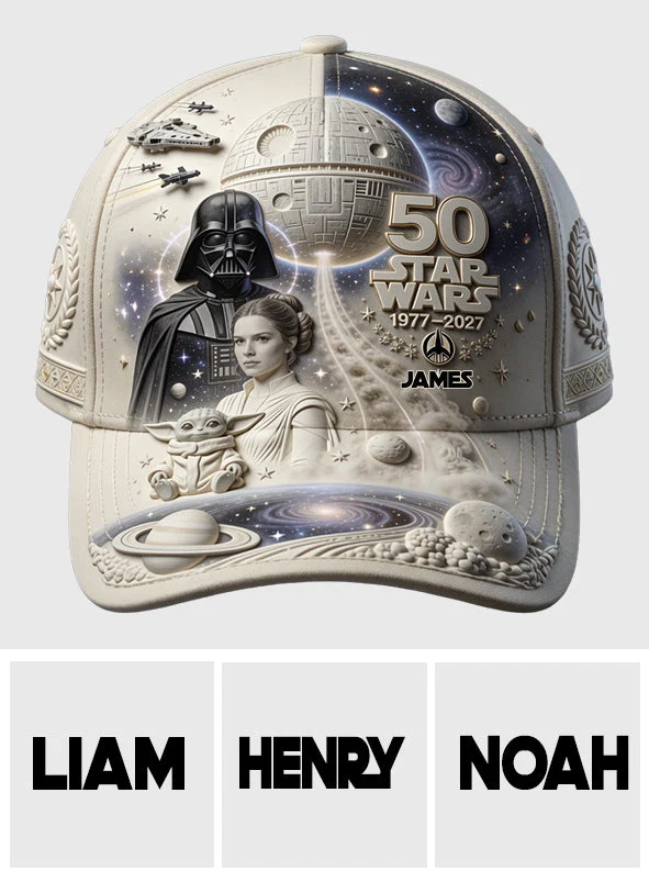 Personalized Star Wars 50th Anniversary Classic Cap Gift for Movie Fans Classic Cap GradoCreations