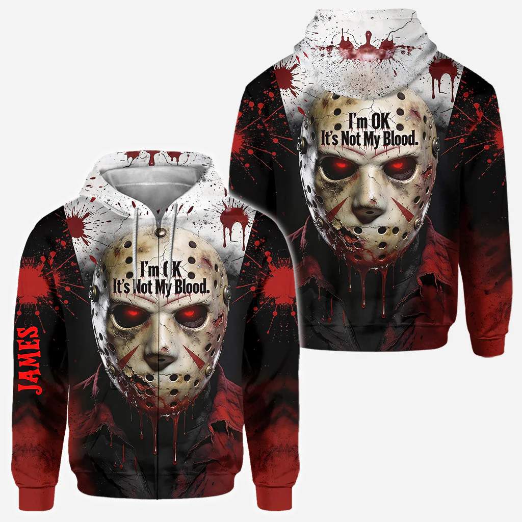 Personalized Horror Character All Over Shirt Halloween Gift for Movie Fans AOP Shirt GradoCreations