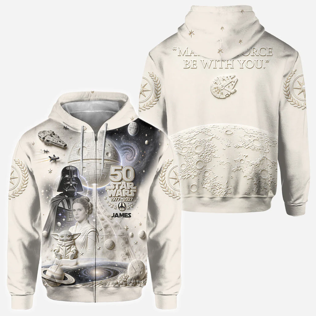 Personalized Star Wars All Over Shirt Custom Name Gift for Movie Fans AOP Shirt GradoCreations