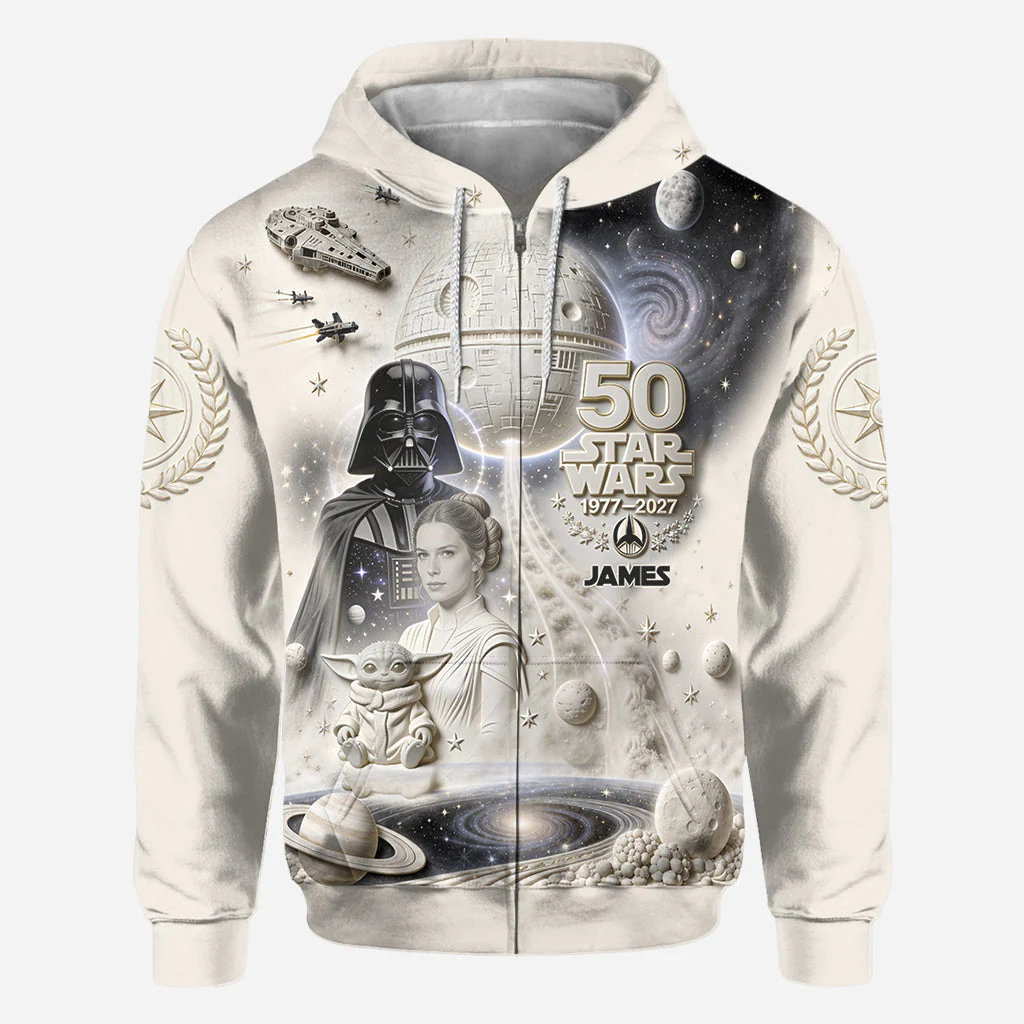 Personalized Star Wars All Over Shirt Custom Name Gift for Movie Fans AOP Shirt GradoCreations