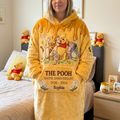Personalized Winnie the Pooh 100th Anniversary Blanket Hoodie Gift Blanket Hoodie GradoCreations