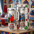 Personalized Mom Tumbler Superhero Gift | Custom Insulated Drinkware