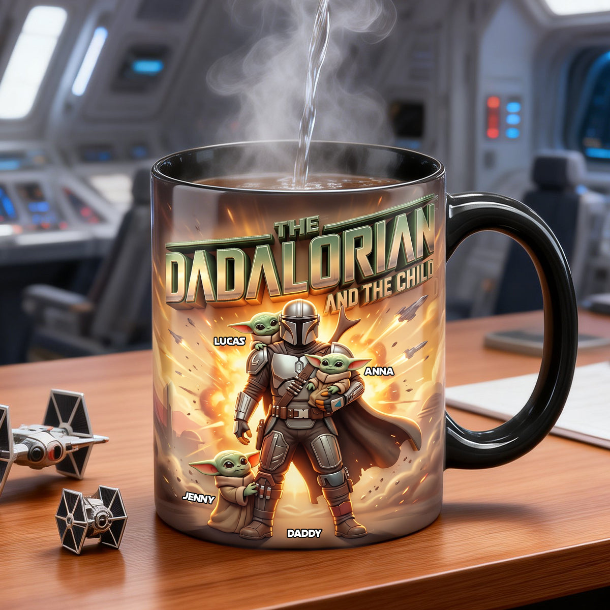 Personalized Dad Mug with Kids' Names | Unique Father's Day Gift