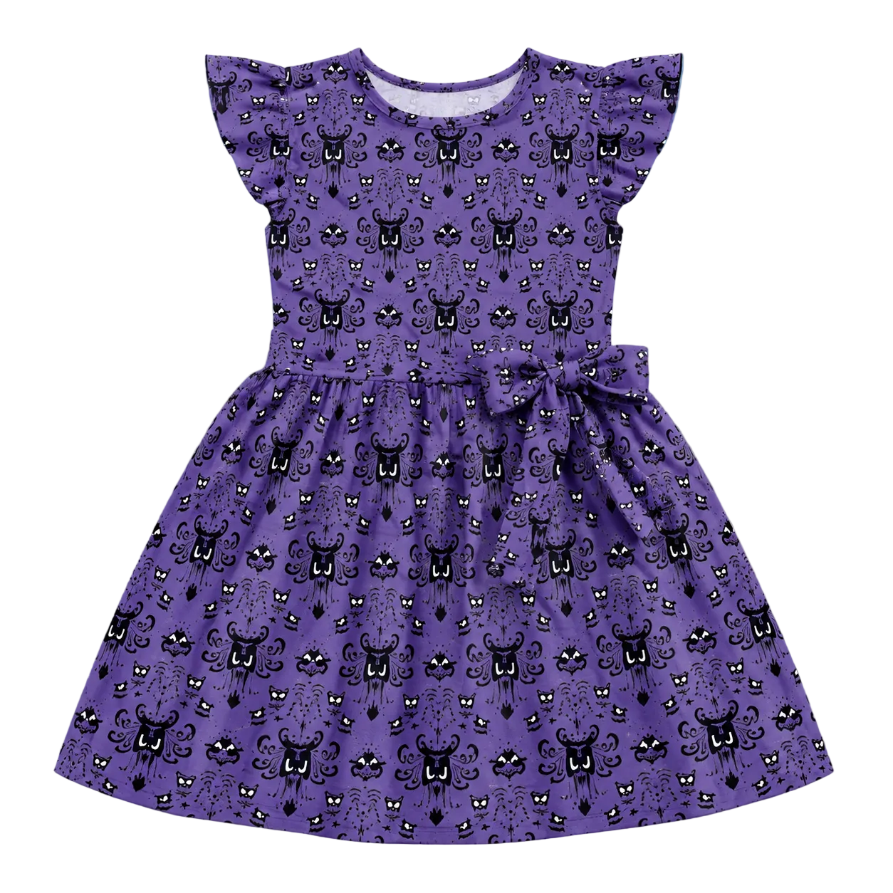 Personalized Gothic Haunted House Dress for Kids - Halloween Costume Kid Dress GradoCreations