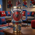 Personalized Spider-Man Tumbler with Straw Custom Name Gift for Kids Tumbler GradoCreations