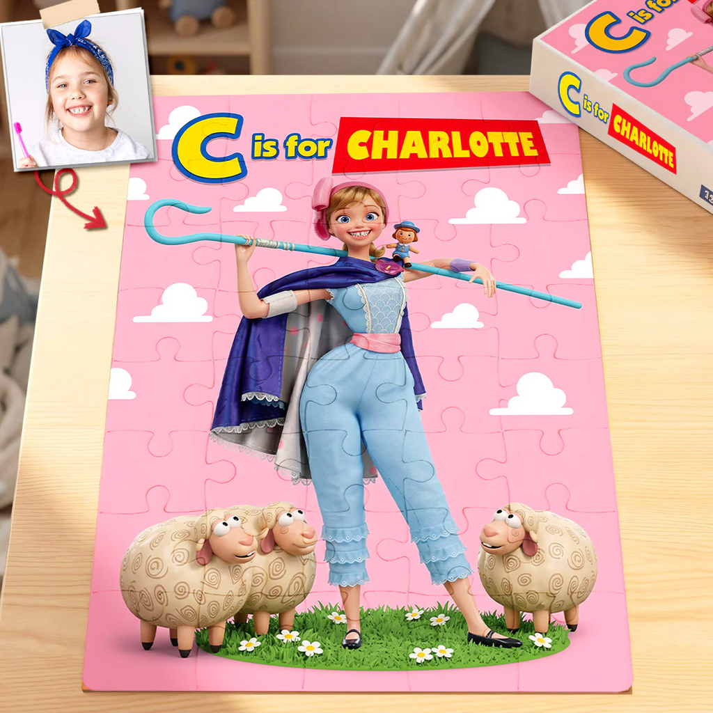 Personalized Custom Photo Puzzle Gift for Kids – Fun Puzzle Activity