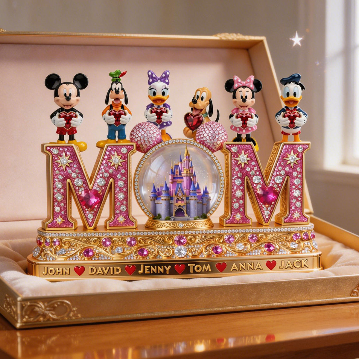 Personalized Acrylic Plaque Best Mom in Castle Gift for Mom