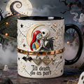 Personalized Spooky Couple Mug Till Death Do Us Part Gift