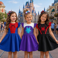 Personalized Superhero Costume Dress for Kids - Halloween Gift Kid Dress GradoCreations