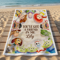 Personalized Beach Towel You've Got A Friend In Me Gift for Kids