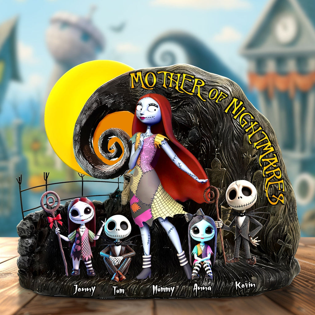 Personalized Family Of Nightmare Acrylic Plaque Halloween & Christmas Gift for Parents