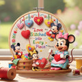 Personalized Acrylic Plaque Custom Gift for Mom, Grandma | Love Stitched Decoration