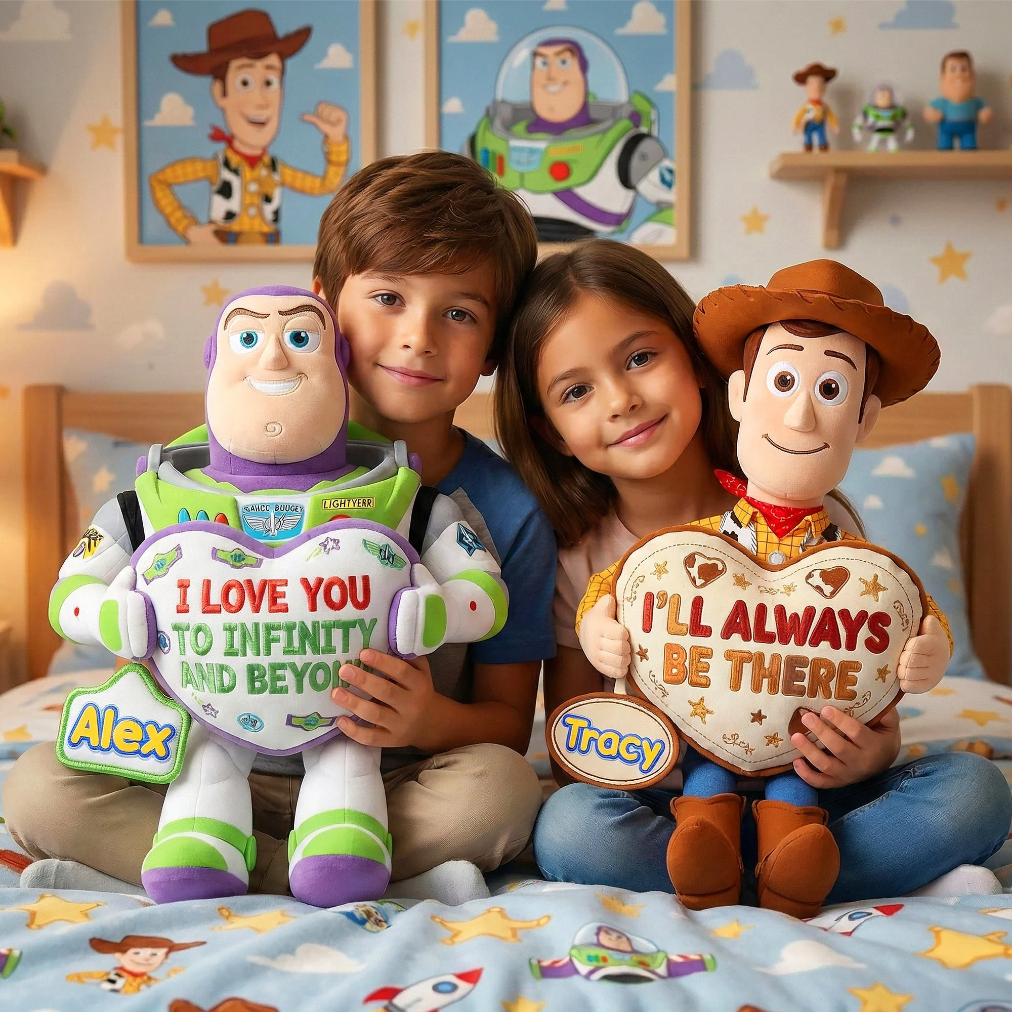 Personalized Cowboy Shaped Pillow Custom Gift for Kids