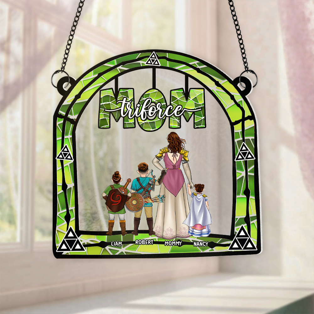 Personalized Zelda Mom Suncatcher Gift for Wife, Home Decor