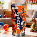 Personalized Dragon Ball Z Tumbler Custom Name Gift for Fans