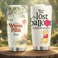 Personalized Winnie the Pooh Tumbler Custom Name Gift for Kids Tumbler GradoCreations